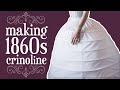 Making Victorian hoop skirt or crinoline (pattern available!)
