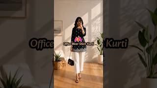 Trending Short Kurti Under Budget 😍 | Myntra Fashion Finds | Stylish Ethnic Wear #shorts #viral