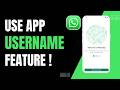 How to Use WhatsApp Username Feature 2026 !