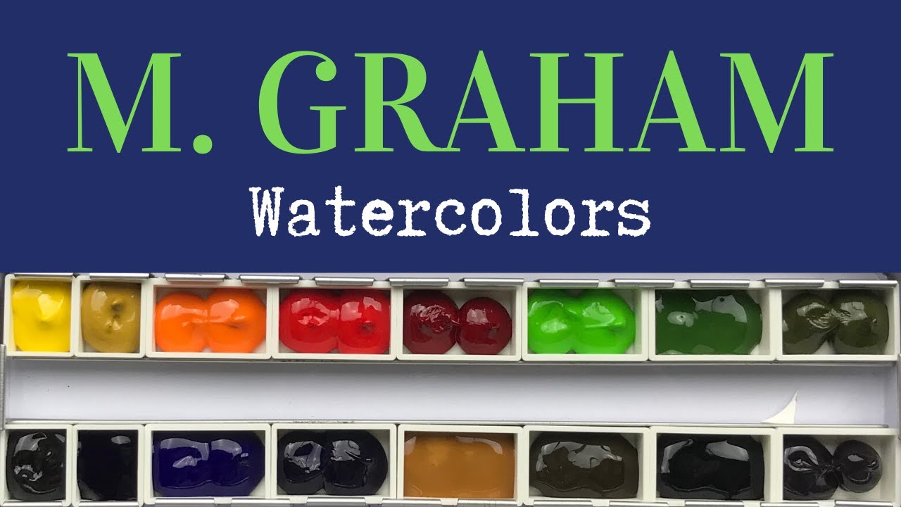 M Graham Watercolor Paint Review Color Chart Swatch Cards