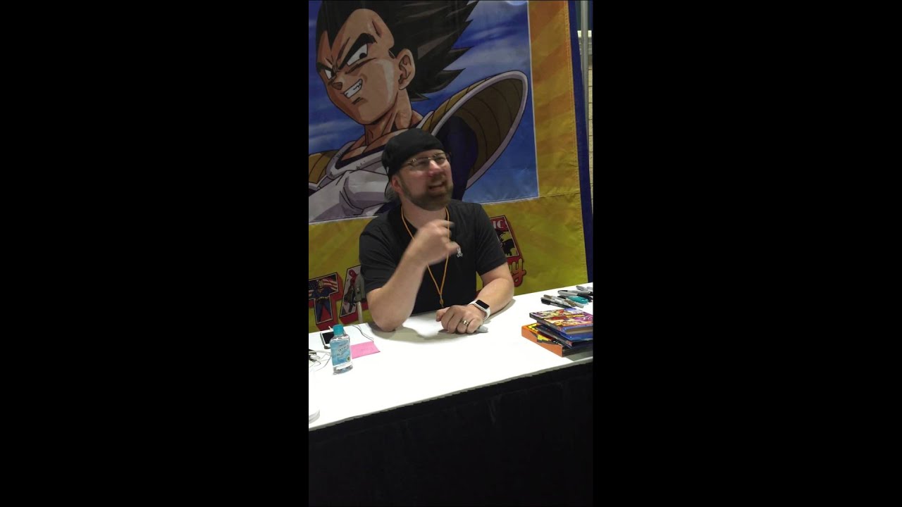 Christopher Sabat (Vegeta) Trolling a Fan at Tampa ComicCon