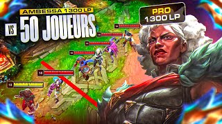 JOUEUR PRO PRIME LEAGUE 1300 LP AMBESSA VS 50 JOUEURS ! CHOQUANT