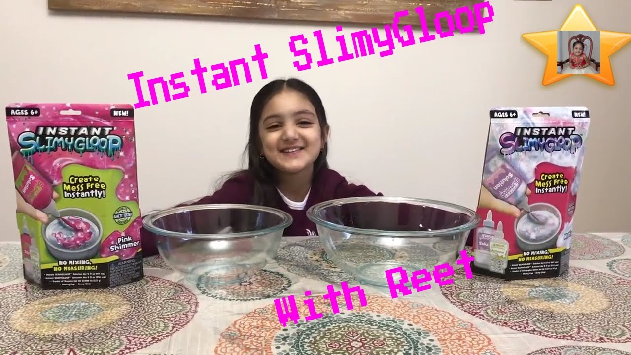 Make Instant Slimy Gloop Slime from Target: Pink shimmer and Mystical ...