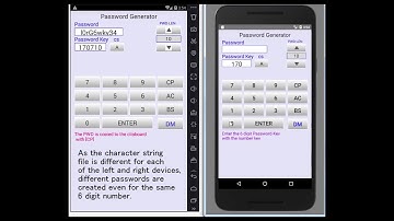 Convenientt Password Generator (Android App) explanation video