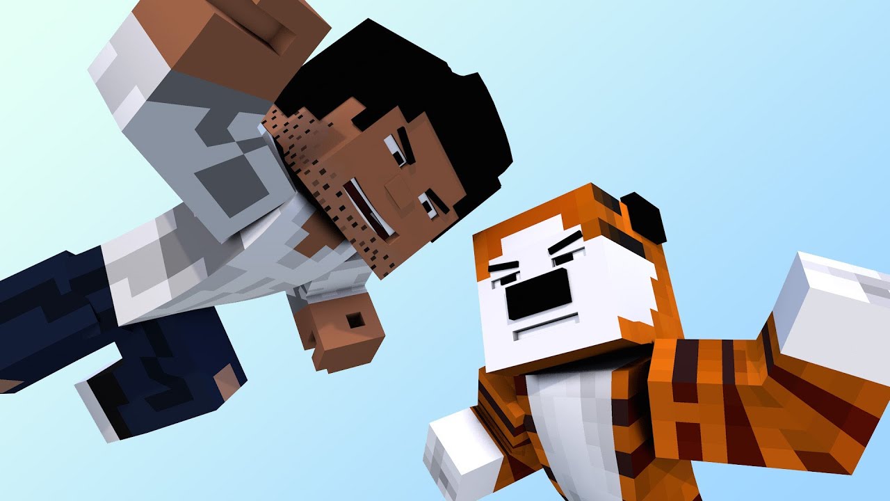 Minecraft - Rap Battle Animation! -  BdoubleO vs NobodyEpic (CrewCraft 100 Rap Battle)