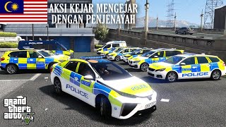LSPDFR GTA 5 Malaysia ! AKSI KEJAR MENGEJAR POLIS DENGAN SUPER CAR ! PC GAMEPLAY screenshot 5