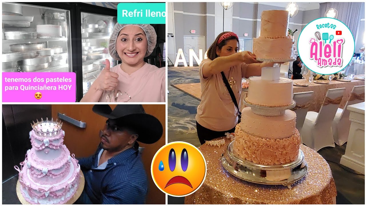 Ya quiero ver como me quedarán estos 2 pasteles de quinceañera 🤩