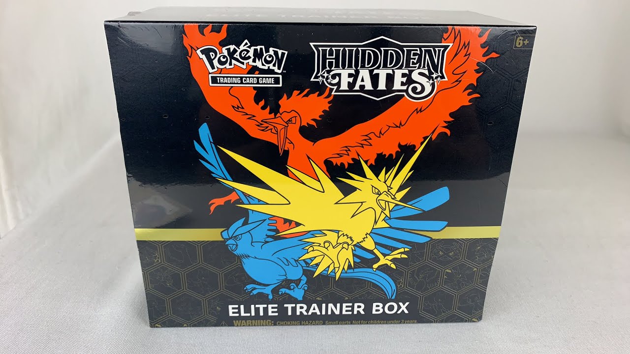 pokmon trading card game hidden fates elite trainer box Pokmon