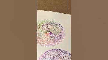 🌹Amazing Spirograph design Geometric design #shorts #spirograph