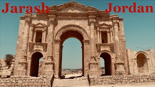 Jerash Jordan 4k- amazing - preserved Roman city in the Middle East - Jordan beautiful places