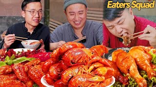 Eating oysters from a blind box丨food blind box丨eating spicy food and funny pranks