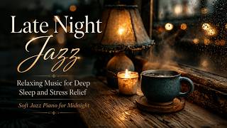 Late Night Jazz | Relaxing Music For Deep Sleep And Stress Relief ~ Soft Jazz Piano For Midnight screenshot 3