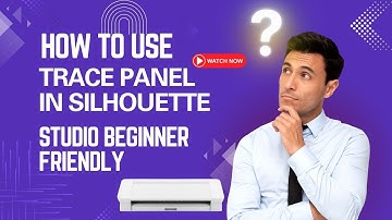 How to Use the Trace Panel in Silhouette Studio Beginner Friendly #howto #silhouettestudio #tutorial