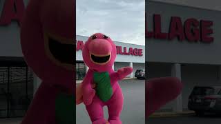Barney Goes To Value Village Thrift Store