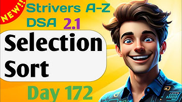 Selection Sort | Sorting -1 | Strivers A-Z DSA 2.1