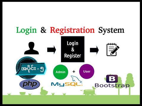 05 Admin Dashboard Design - PHP Myanmar Programming Tutorials