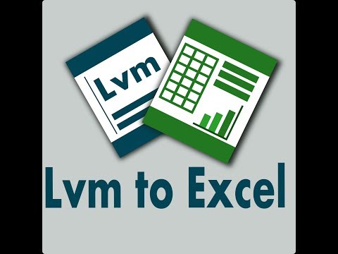 Lvm To Excel