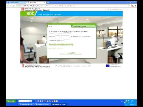 Videotutorial. Com apuntar-me al SOC (Servei d'ocupació de Catalunya)?