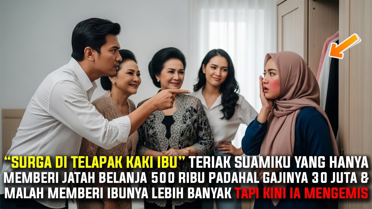 Gaji Suami 30 Juta Tapi Aku Dijatah 500 Ribu Alasannya “Surga Di Telapak Kaki Ibu” Kini Ia Mengemis