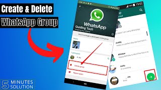 How to Create WhatsApp Group and Delete WhatsApp Group 2023