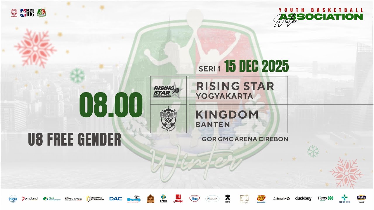 YBA TOURNAMENT WINTER 2025 SERI RISING STARS JOGYA Vs THE KINGDOM ...