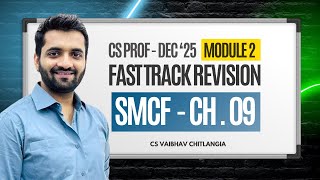 CS Professional Mod 2 | SMCF Ch 09 REIT Regs | Fasttrack Revision | Dec 25 | CSVaibhav Chitlangia
