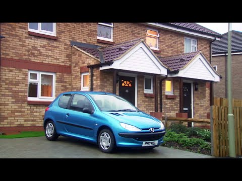 peugeot 206 1384(2005)1.4 lit/ 75HP/ pov test driving/ Rainy street/ highway/ france/پژو ۲۰۶/رانندگی