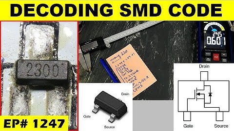 {1247} Decoding SMD MOSFET / Transistor