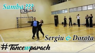 【セルゲイルス ドロータのサンバ クイックステップ】Sergiu & Dorota Rusu dancing samba at the end of workshop!!!