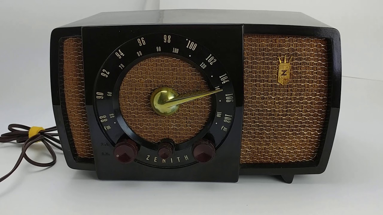 Zenith Tube Radio Model 7H04Z1 YouTube
