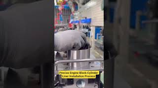 Precise Engine Block Cylinder Liner Installation Process