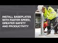 Hilti SafeSet System | Install baseplates with faster speed, greater safety & productivity
