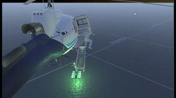 Silantro Unity3D Helicopter Simulator: 3rd Person Enter-Exit Test