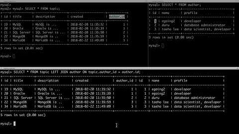 WEB3   PHP & MySQL   13 관계형데이터베이스의 도입