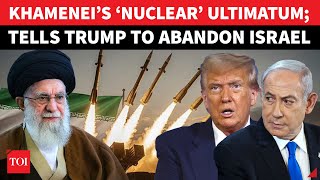 ‘DUMP Israel OR…’: Khamenei Dares Trump To ‘STOP INTERFERING’ In Middle East, Takes Bold Nuclear Vow