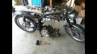 1969 Honda CL160 Scrambler Basket Case