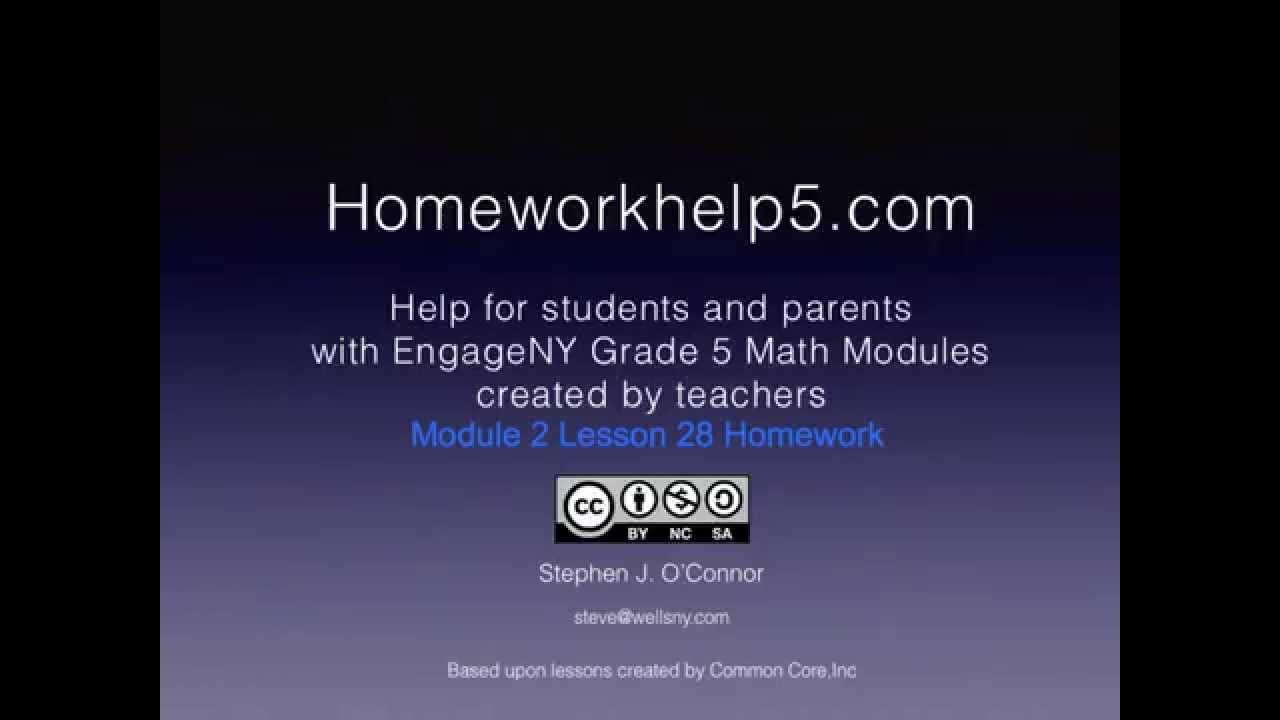 eureka math grade 5 module 2 lesson 28 homework