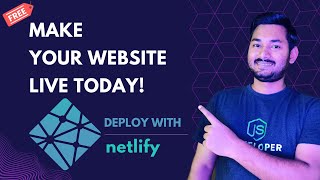 How to Deploy Your Website For Free Using Netlify