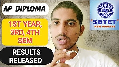 Ap sbtet results released | 1st, 3rd &4th sem results announced | bsd telugu tech