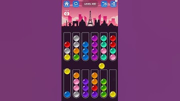 Ball Sort Master Game Level - 499 Without Boosters | Puzzle Game | #entertainment #puzzle #game