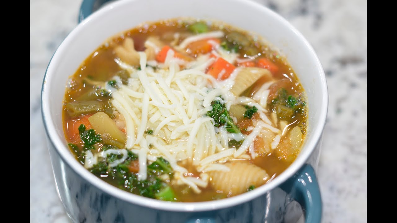 Minestrone Soup in Instantpot Tamil (English CC) vegetable soup