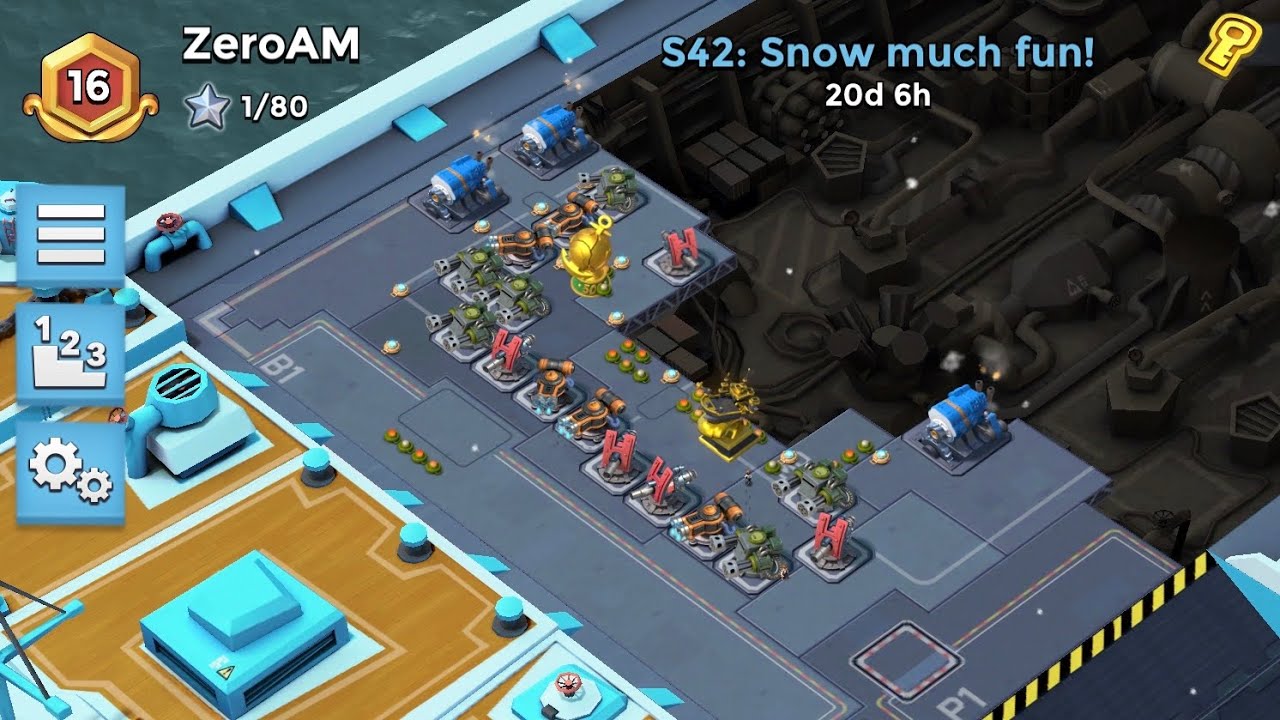 RANK 16, Boom Beach Warships, Season 42 YouTube