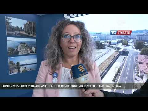PORTO VIVO SBARCA IN BARCOLANA: PLASTICO, RENDERING E VIDEO NELLO STAND | 07/10/2024