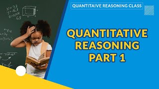 QUANTITATIVE REASONING  | PART1  | PRIMARY MATHEMATICS