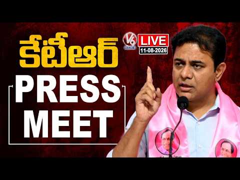 LIVE : KTR Press Meet | V6 News - V6NEWSTELUGU