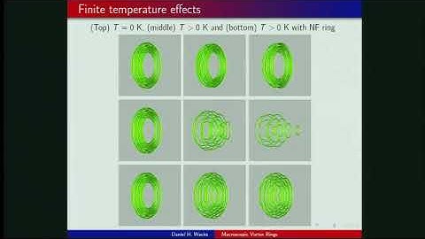 Mr. Daniel Wacks | Macroscopic bundles of vortex rings in superfluid helium
