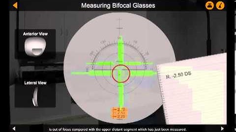 4/5 Measuring Bifocals using a Vertometer