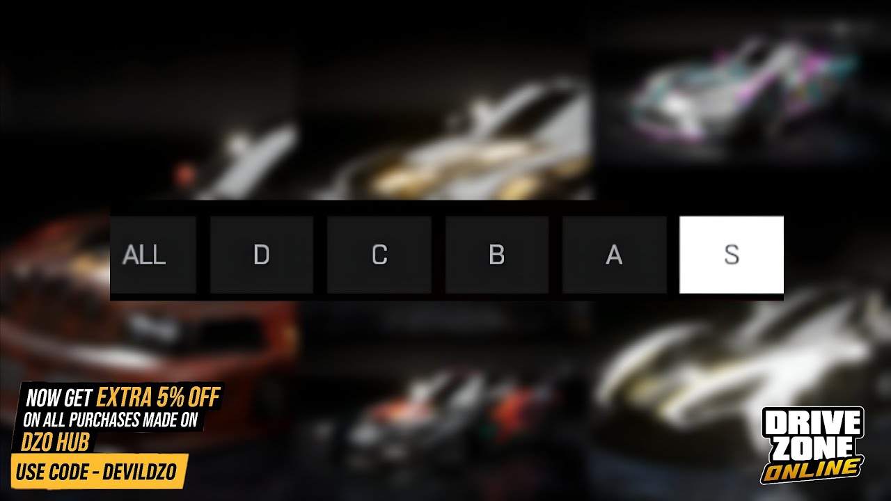 Drive Zone Online: Best Car Of Each Class | D-C-B-A-S | Top Speed & Track Performance Test !! 