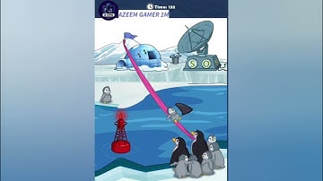 Annoying Tricky Puzzle Game Level 12 |Help Penguins To Reach The Other Side| Walkthrough Solution