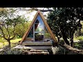 A frame Cabin: Into the Orchard